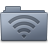 AirPort Folder Graphite Icon 48x48 png